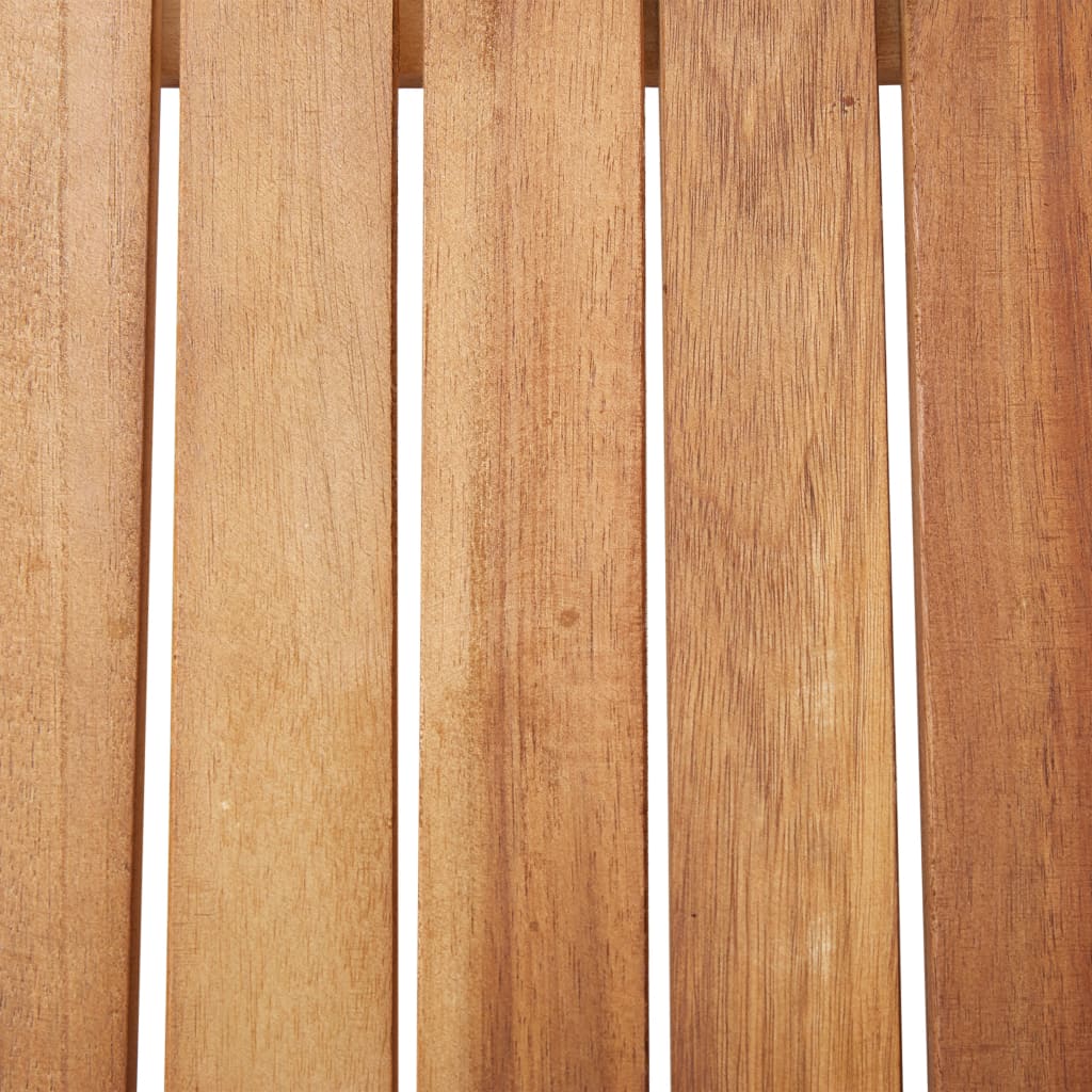Gartentisch 110 x 67 x 74 cm Massivholz Akazie